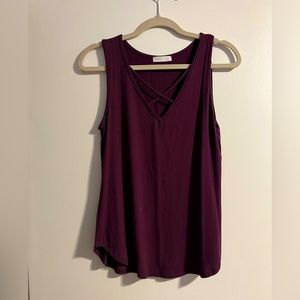 Maroon tank top